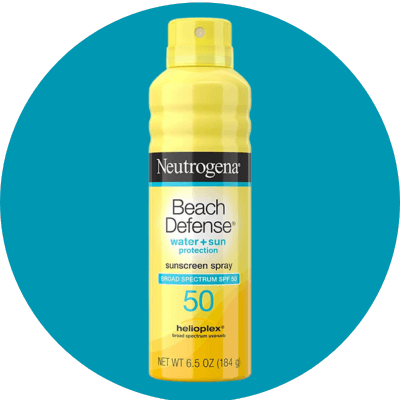 Neutrogena Beach Defense Water-Resistant Sunscreen Spray:
