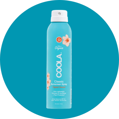 Coola Organic Sunscreen Spray SPF 30:
